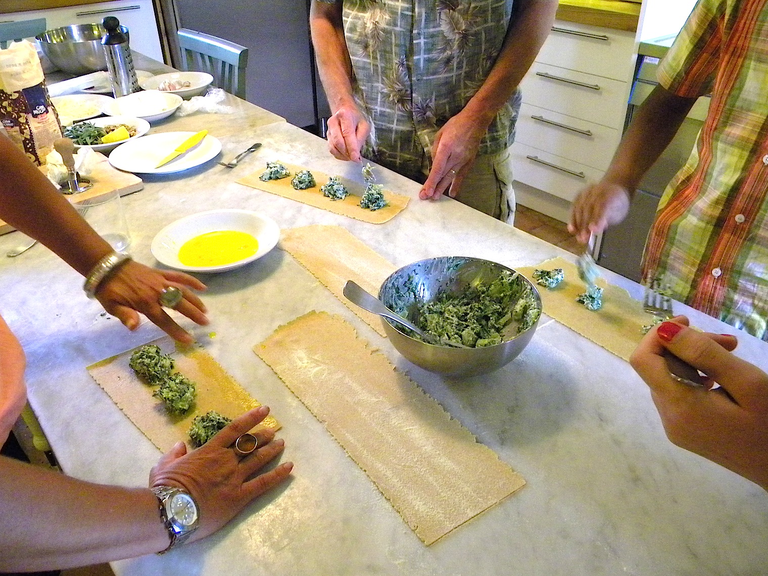 cooking course italy ravioli