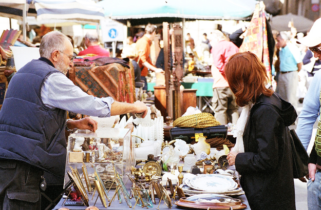 Arezzo flea market
