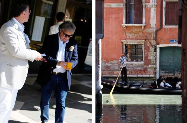Venice and gondolas